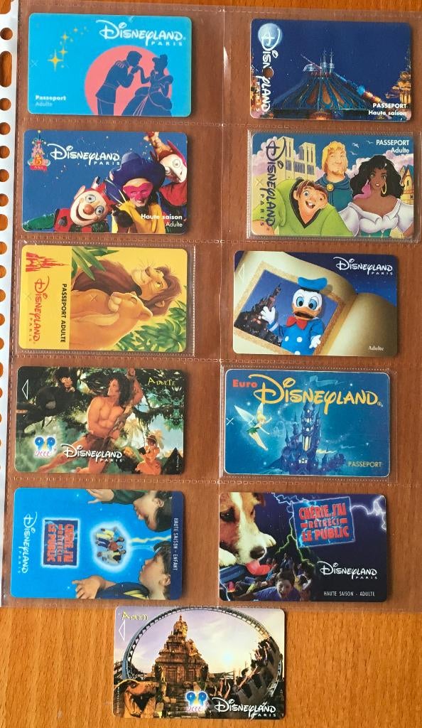 Disney Paris kaarten, Ophalen of Verzenden