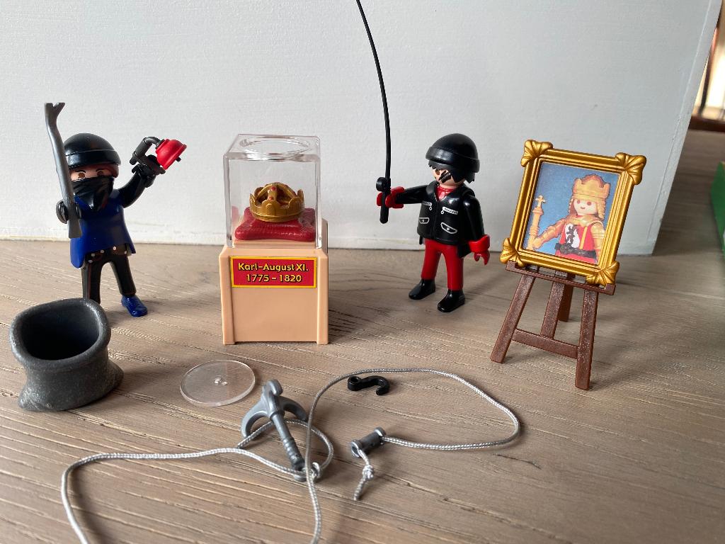 Playmobil 4265 - Juwelendieven - compleet, Ophalen of Verzenden, Zo goed als nieuw, Complete set