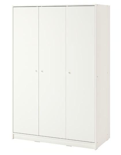 IKEA KLEPPSTAD 3 doors wardrobe 117x55x176 cm, Huis en Inrichting, Kasten | Kledingkasten, Ophalen, 100 tot 150 cm, Nieuw, 150 tot 200 cm