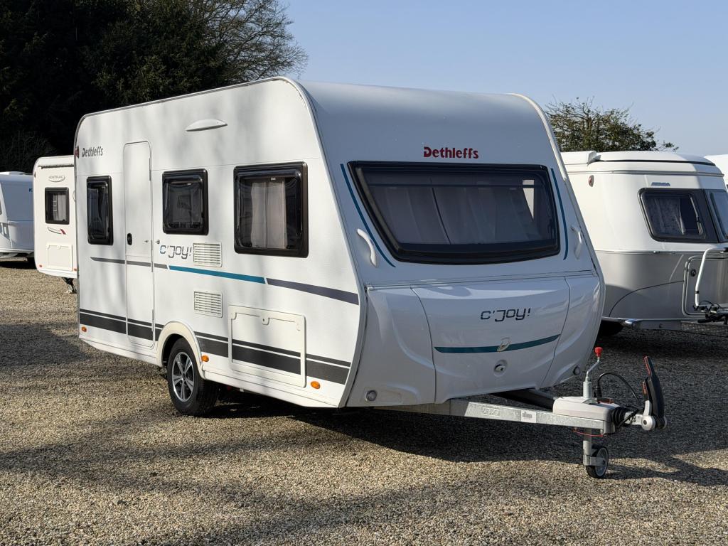 Dethleffs C'Joy 410 QL Mover, Caravans en Kamperen, Caravans, Schokbreker, Standaardzit, Bedrijf, Dethleffs