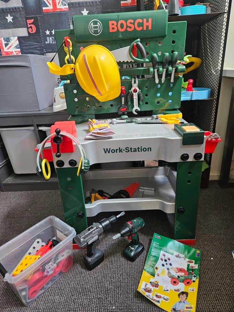 Bosch werkbank speelgoed, Ophalen