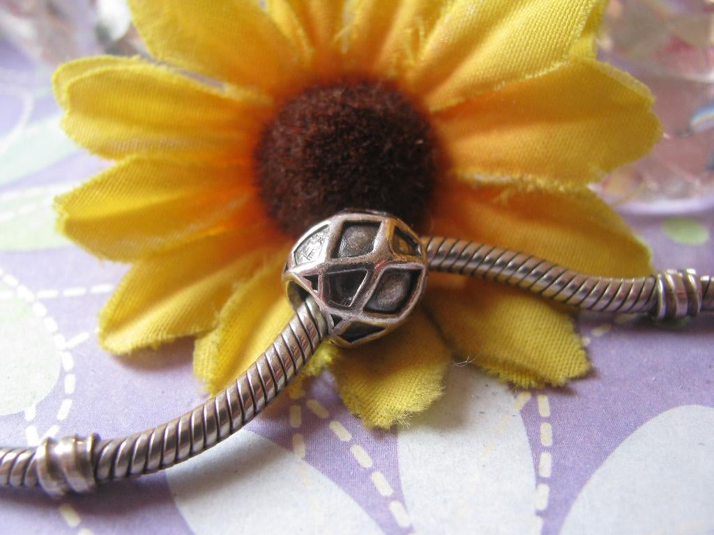 Pandora bedel P146 = criss - cross, Pandora, Ophalen of Verzenden, Zo goed als nieuw, 1 bedel