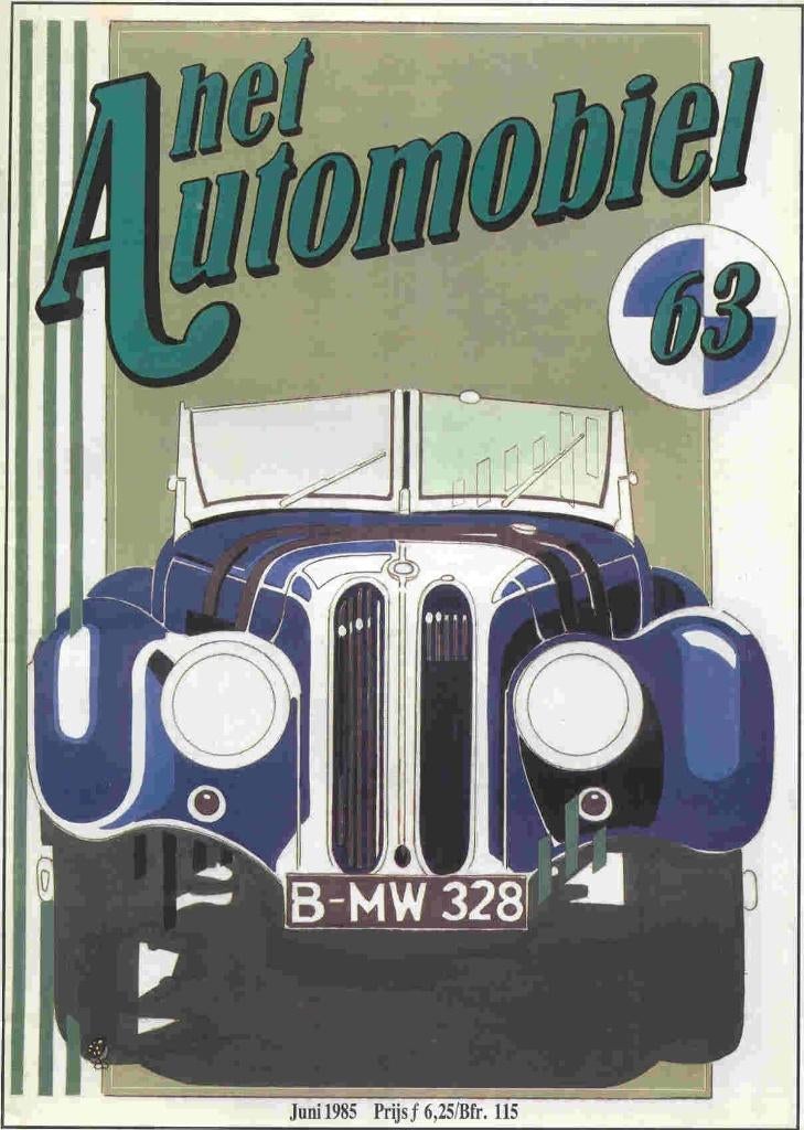 Het Automobiel 63 BMW 328 (1937), SM, Ford Edsel, Schutter, Ophalen of Verzenden, Nieuw, BMW