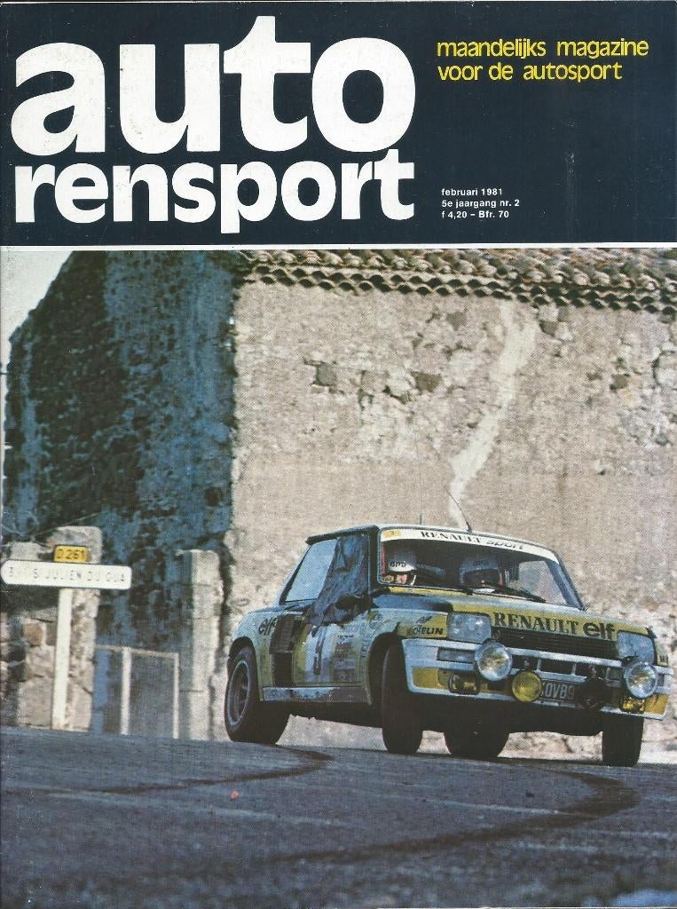 Autorensport 2 1981 : Talbot Sunbeam Tuning - Volvo Tuning, Ophalen of Verzenden, Gelezen, Algemeen