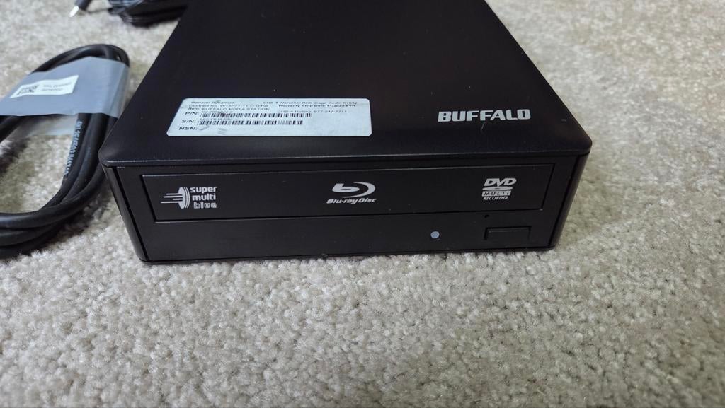 Buffalo BRXL-16U3 Media Station 4K Blu-ray/DVD/CD recorder!, Computers en Software, Optische drives, Ophalen of Verzenden, Zo goed als nieuw