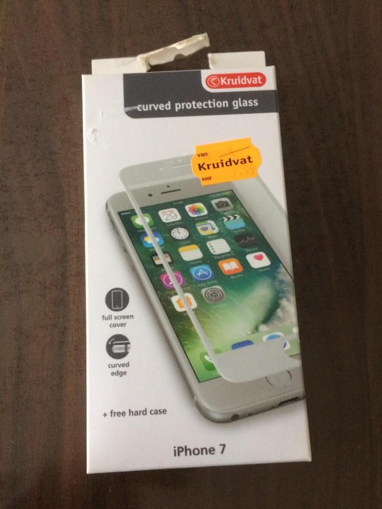 Hoesje met bescherm glas voor Iphone 7, Ophalen of Verzenden, Nieuw, IPhone 7