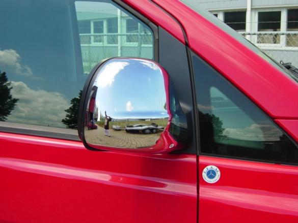 Mercedes-Benz Vito W639 (na 2003) Spiegelkappen ABS chroom, Niet ingevuld, Niet ingevuld, Niet ingevuld
