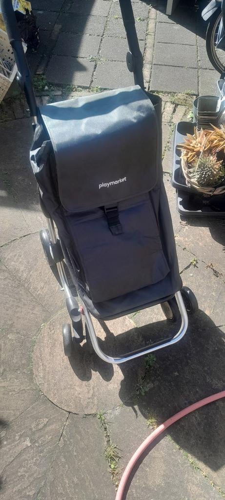 Playmarket boodschaptrolly kleur antraciet, Ophalen, Zo goed als nieuw, 30 cm of meer, Minder dan 35 cm