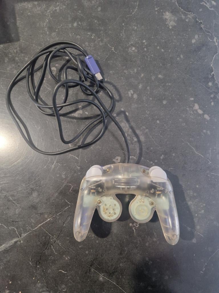 Nintendo GameCube Controller - Transparant en Paars, Ophalen of Verzenden, Gebruikt, Gamecube, Overige controllers