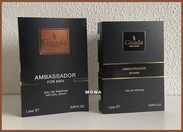 Ambassador for Men set 2 niche parfum samples proefjes, Verzenden, Nieuw