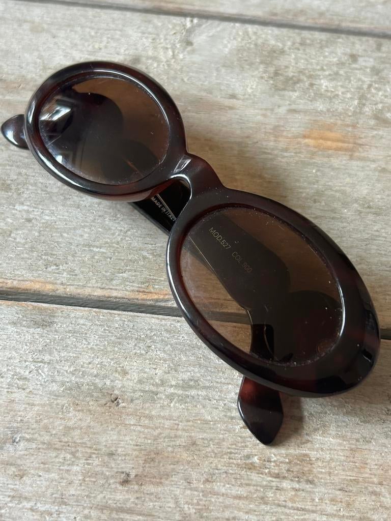 Vintage Gianni Versace zonnebril, Sieraden, Tassen en Uiterlijk, Zonnebrillen en Brillen | Dames, Gebruikt, Zonnebril, Bruin, Gianni Versace