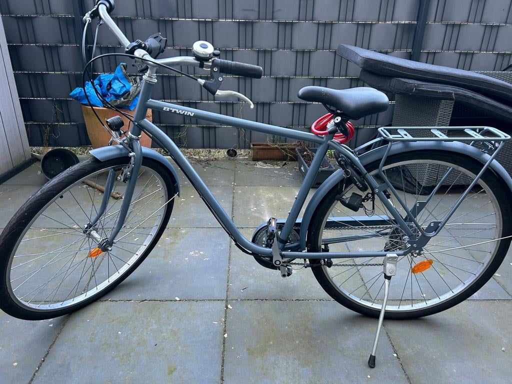 Btwin Elops 120 stadsfiets - Zo goed als nieuw, Fietsen en Brommers, Fietsen | Dames | Damesfietsen, Overige merken, 53 tot 56 cm