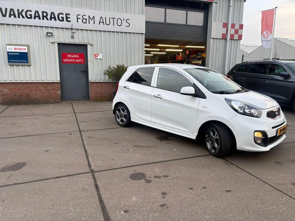 Kia Picanto 1.0 CVVT Senatori Airco, stoel-stuurverwarming, Voorwielaandrijving, Euro 5, Stof, Gebruikt
