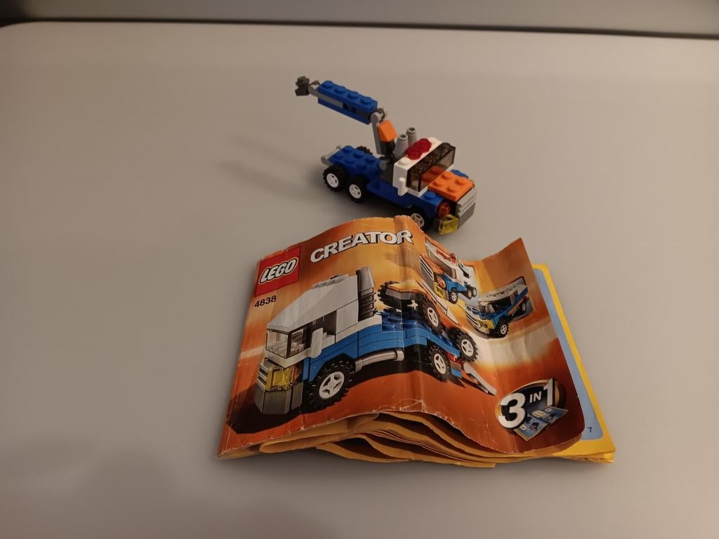 LEGO Creator 4838 Mini Vrachtwagen (3-in-1), Kinderen en Baby's, Speelgoed | Duplo en Lego, Ophalen of Verzenden, Gebruikt, Complete set