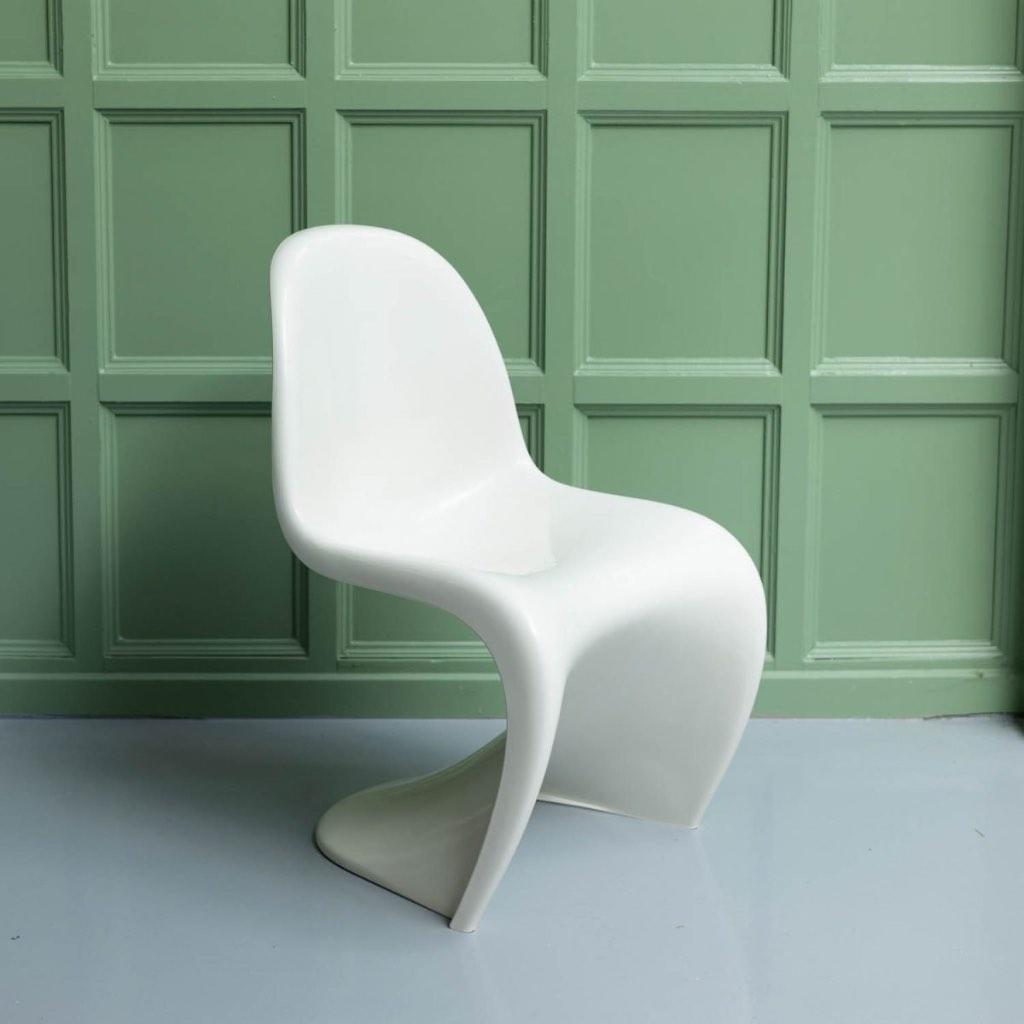 Vintage Herman Miller stoel - Verner Panton, Huis en Inrichting, Stoelen, Ophalen of Verzenden, Zo goed als nieuw, Wit, Eén