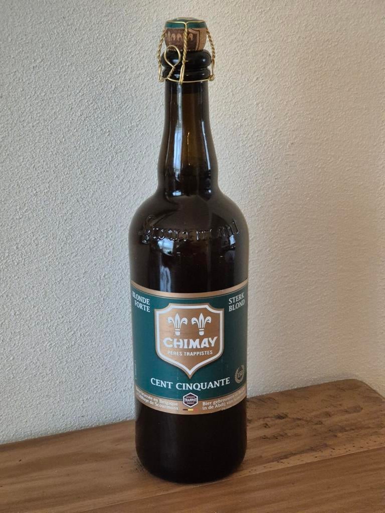 2021 Chimay Trappist sterk blond bier 10 %, Verzamelen, Ophalen of Verzenden, Zo goed als nieuw, Flesje(s), Overige merken