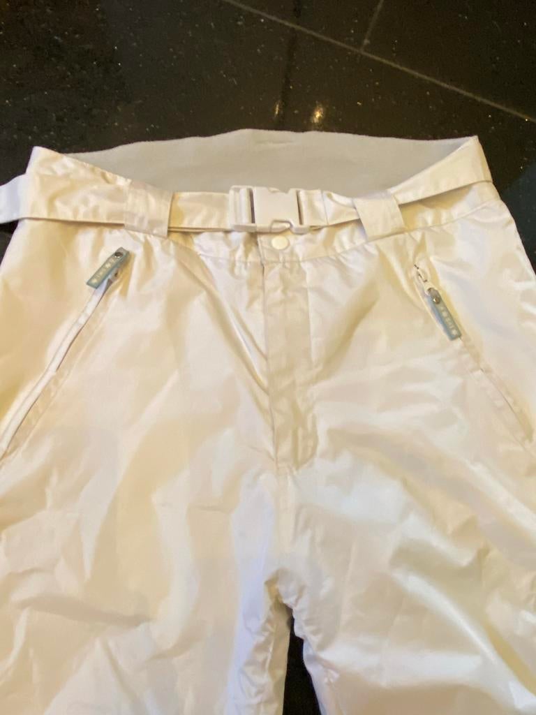Witte Dames Ski Broek - Maat M, Ophalen of Verzenden, Gedragen, Maat 38/40 (M), Broek