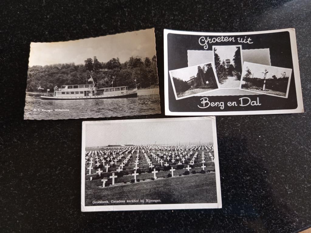 Nijmegen - Arnhem e.o fotokaarten, Ophalen of Verzenden, 1940 tot 1960, Ongelopen, Gelderland
