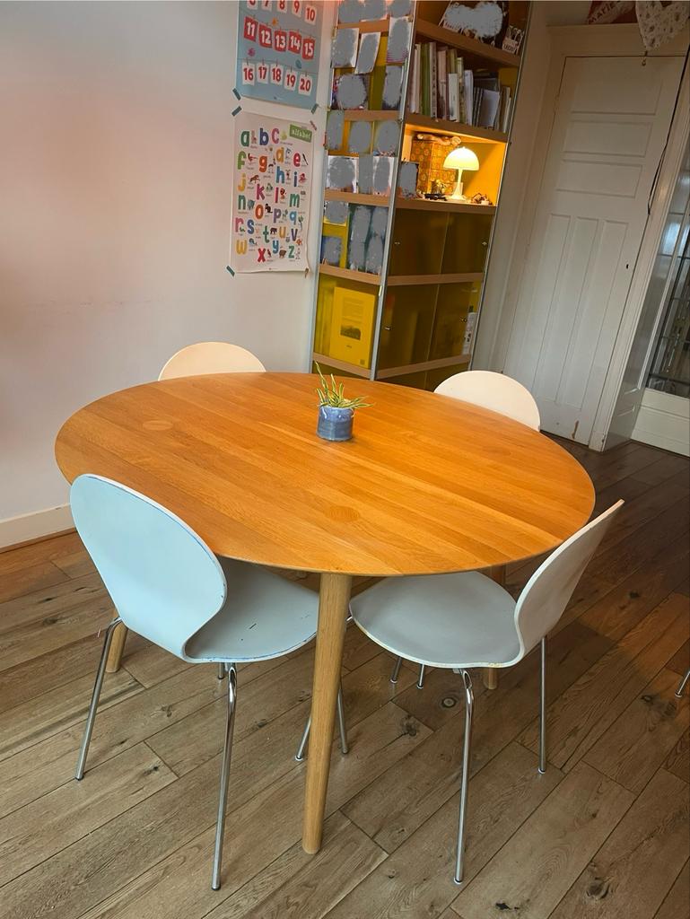 6 Vintage Phoenix Vlinderstoelen - Made in Denmark, Huis en Inrichting, Stoelen, Gebruikt, Metaal, Ophalen