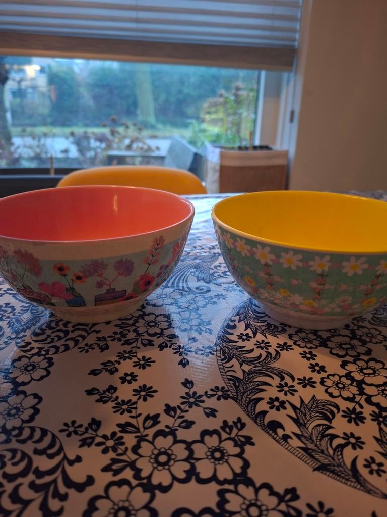 Rice dk schaaltjes groot formaat, Overige materialen, Schaal, Rond, Ophalen of Verzenden