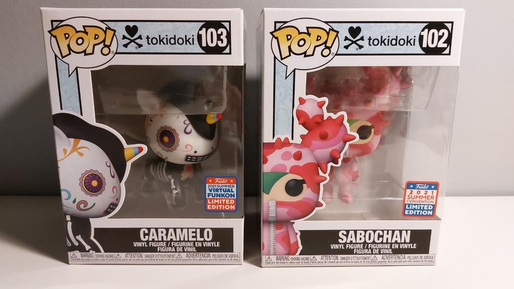 Funko Pop! Tokidoki Caramelo & Sabochan - Limited Edition, Ophalen of Verzenden, Zo goed als nieuw