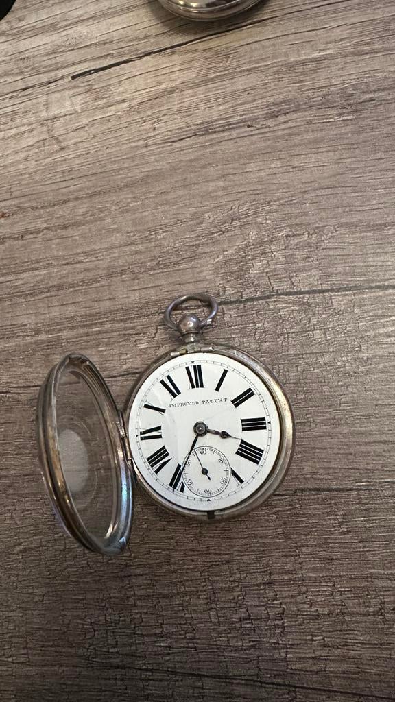 Zakhorloge Antiek, Sieraden, Tassen en Uiterlijk, Horloges | Antiek, Ophalen of Verzenden, Zilver, Overige merken