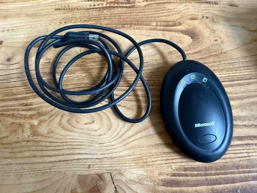 Microsoft Wireless Desktop Receiver 3.1 (Model 1028), Ophalen of Verzenden, Qwerty, Gebruikt, Draadloos