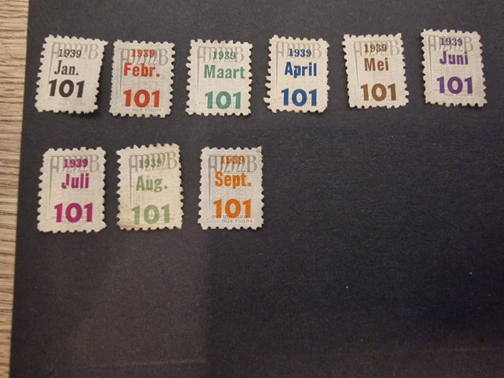 ANMB 1939 contributiezegels Nederland, Ophalen of Verzenden