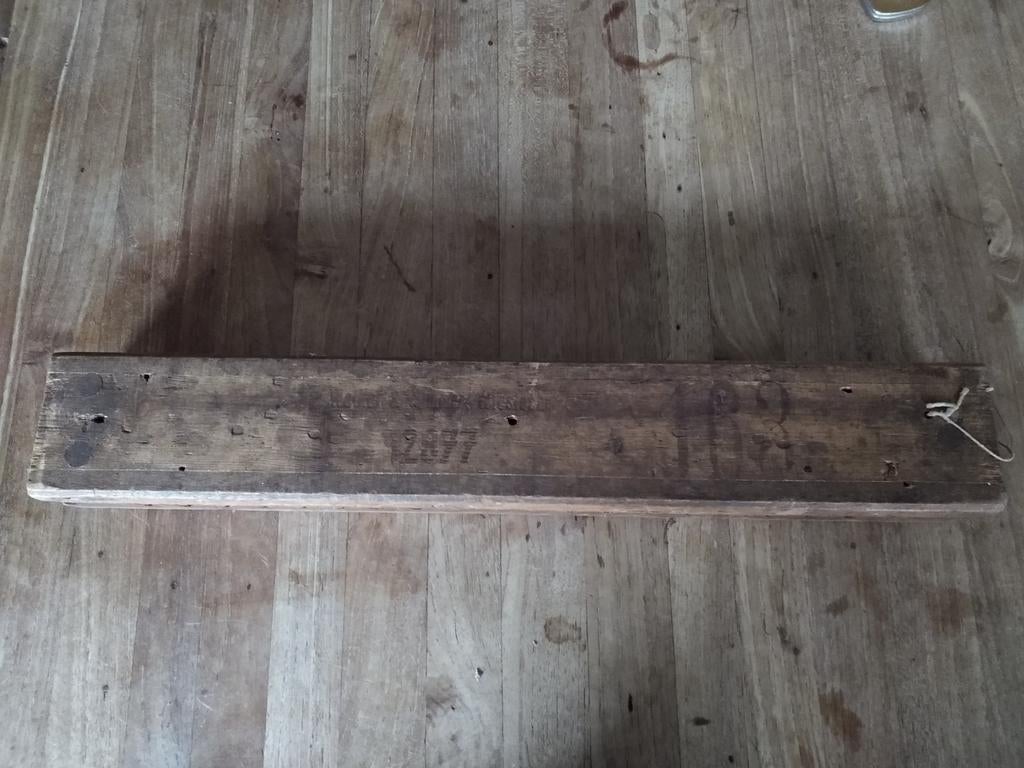 Vintage brocante sigarenplank of sigarenmal, Welker & Wimmer, Antiek en Kunst, Antiek | Gereedschap en Instrumenten, Ophalen of Verzenden