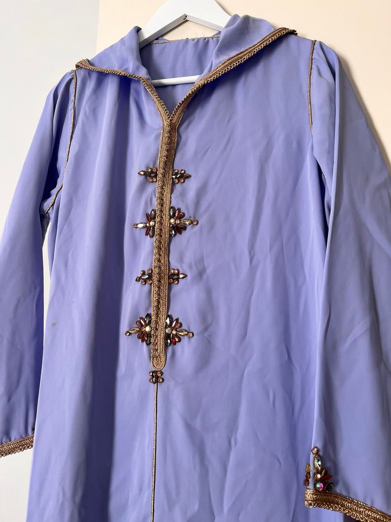 Mooie Jalaba / Djellaba, Paars, Ophalen of Verzenden, Zo goed als nieuw, Maat 36 (S)