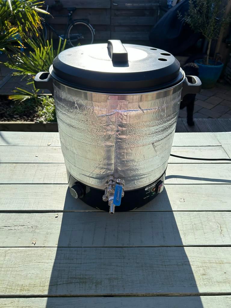 Zelfgemaakte brouwketel 30L met filtermand, Ophalen