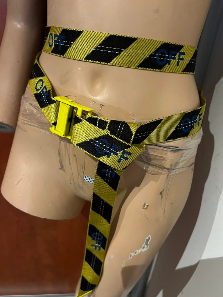 Off-White riem 1 maat origineel zgan, Zwart, G, B, Tailleriem