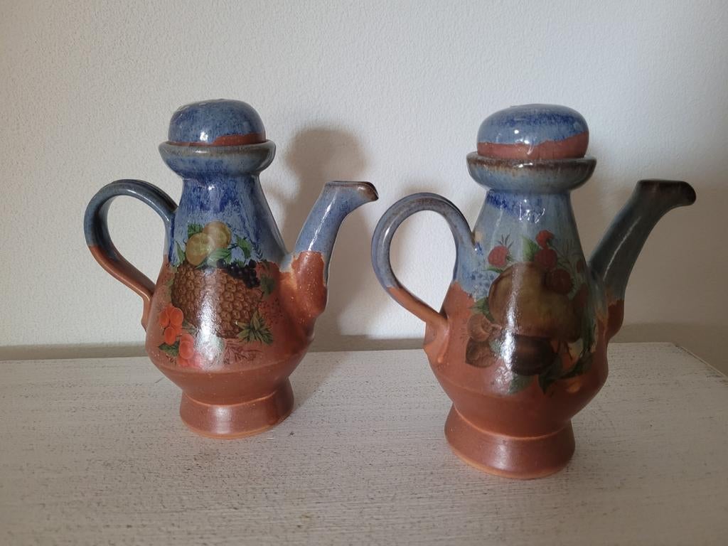 Handgemaakte Griekse olie & azijnset: nieuw, Antiek en Kunst, Ophalen of Verzenden