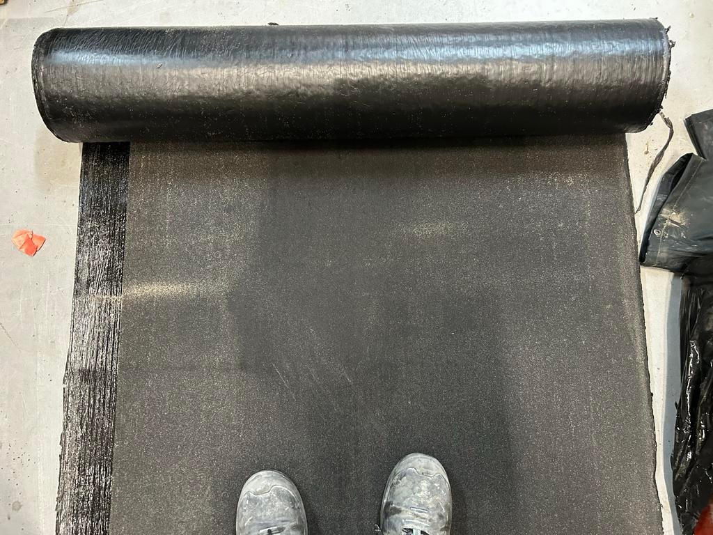 Dakleer soprema bezand, Ophalen, Overige materialen, Zwart, Nieuw