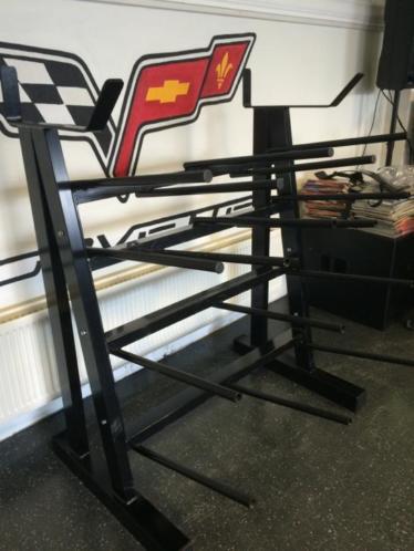 10 x les mills bodypump set incl rek, Sport en Fitness, Gebruikt, Les mills, Met rek, Halterset