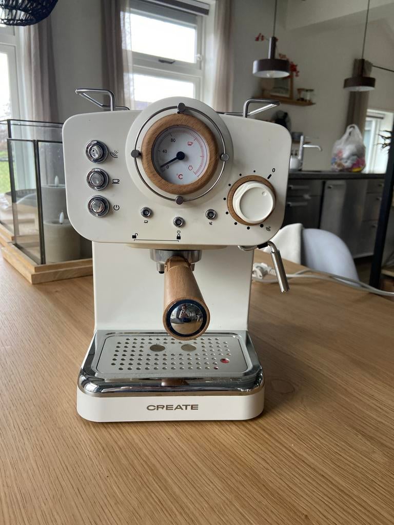 CREATE Koffiemachine - Stijlvol en Functioneel, Witgoed en Apparatuur, Koffiezetapparaten, Zo goed als nieuw, Koffiemachine, Ophalen of Verzenden