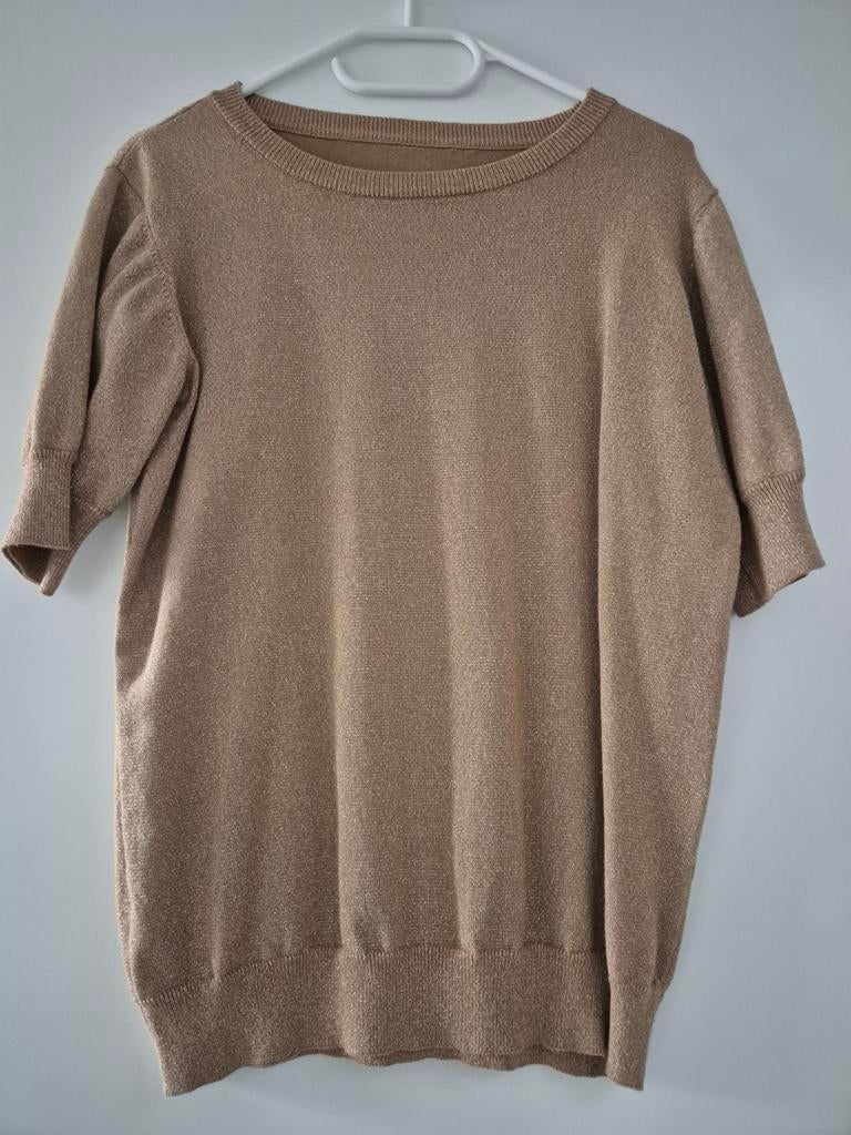 Goud glitter top maat 40, Kleding | Dames, Maat 38/40 (M), Overige kleuren, Ophalen of Verzenden, Zo goed als nieuw