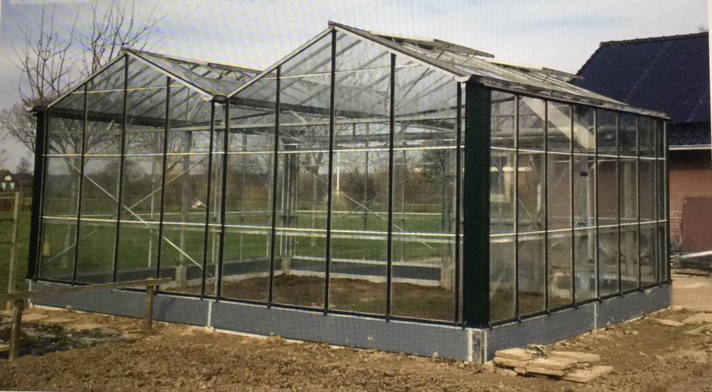 Kassen hobbykassen, Ophalen of Verzenden, Glas, Gebruikt, Aluminium