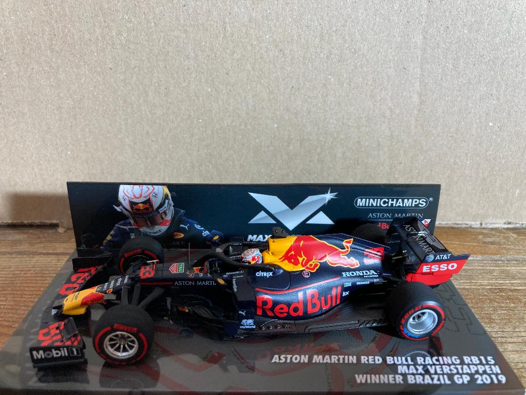 ✅ Max Verstappen 1:43 editie 56 Brazilië GP win 2019 RB15, Verzamelen, Automerken, Motoren en Formule 1, Nieuw, Formule 1, Ophalen of Verzenden