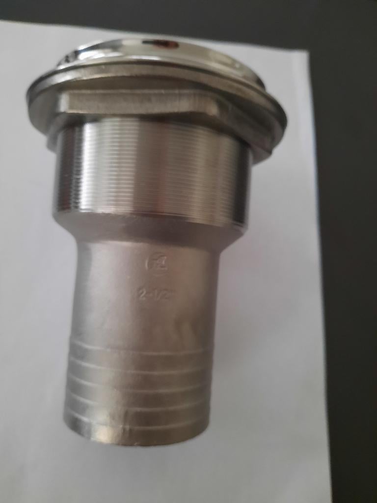 Uitlaat Huiddoorvoer gegoten RVS 316, Watersport en Boten, Accessoires en Onderhoud, Ophalen of Verzenden, Nieuw, Motor en Techniek