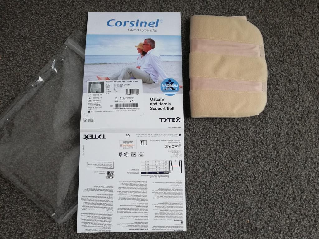 Corsinel support belt buikband  voor stomadragers, maat L, Ophalen of Verzenden, Nieuw
