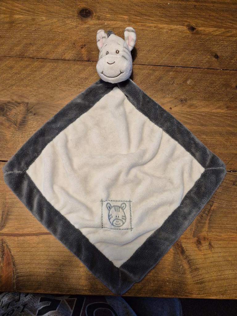 Knuffeldoekje zebra zacht en gestreept, Ophalen of Verzenden, Zo goed als nieuw, Overige typen
