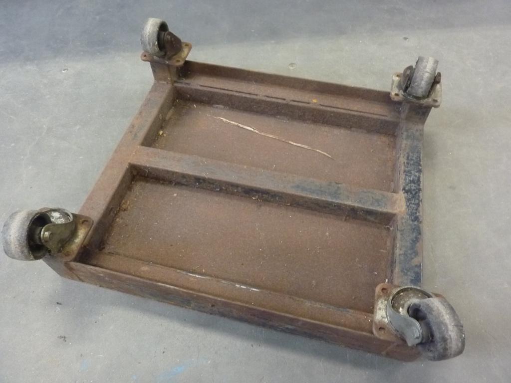 Zware stalen transportwagen / dolly / verrijdbaar onderstel, Ophalen, Gebruikt, Transportkar, Handelsonderneming Hendriksen