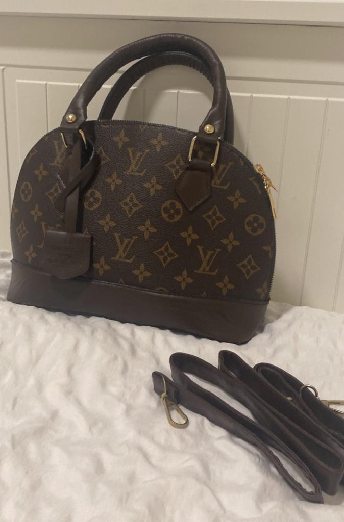 Monogram Alma Bb dames tas, Ophalen of Verzenden, Zo goed als nieuw, Bruin, Handtas