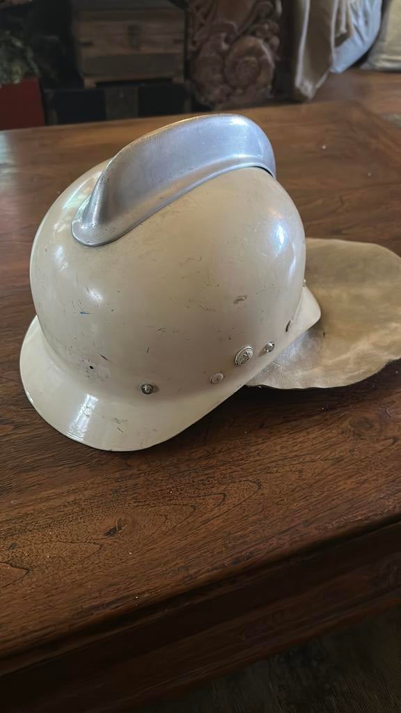 Brandweer helm vintage, Ophalen of Verzenden, Gedragen, Handschoenen