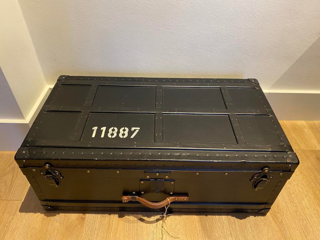 Zwitserse militaire kledingkist UNIEKE STAAT, Verzamelen, Militaria | Algemeen, Landmacht, Kist of Geocache, Overige gebieden