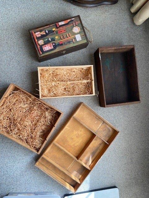 sier kistjes houten wijnkisten opbergkisten, Ophalen