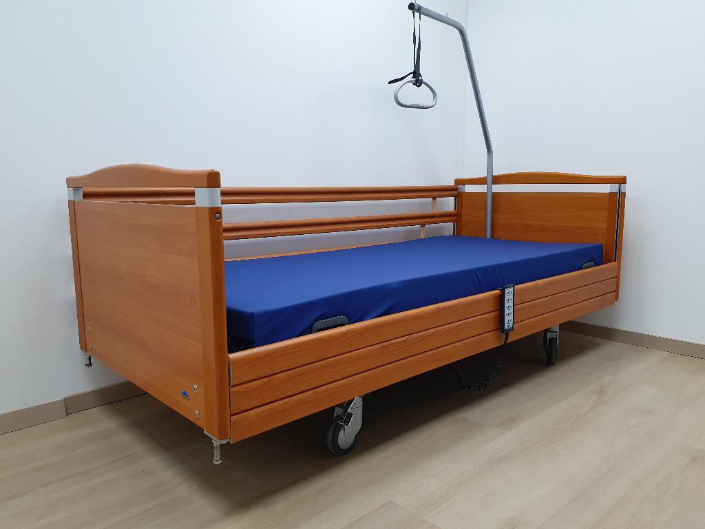 Hoog-laag bed - seniorenbed - ziekenhuisbed - Stiegelmeijer, Verzenden, Zo goed als nieuw, Info@thuiszorgbedvoordeel.nl, De Grift 1