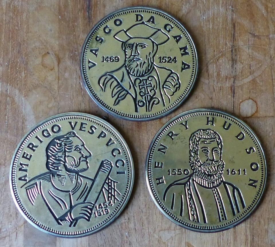 Cinzano onderzetters ontdekkingsreizigers Vespucci Da Gama, Verzamelen, Ophalen of Verzenden, Gebruikt, Gebruiksvoorwerp