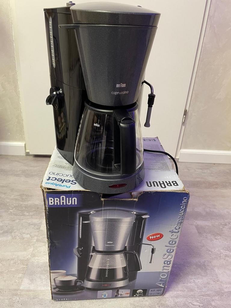 Braun AromaSelect Cappuccino Koffiemachine, Ophalen